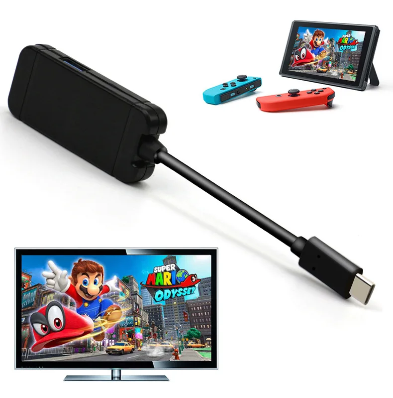 

USB typc C to HDMI adapter with 1 usb 3.0 port for nitendo switch