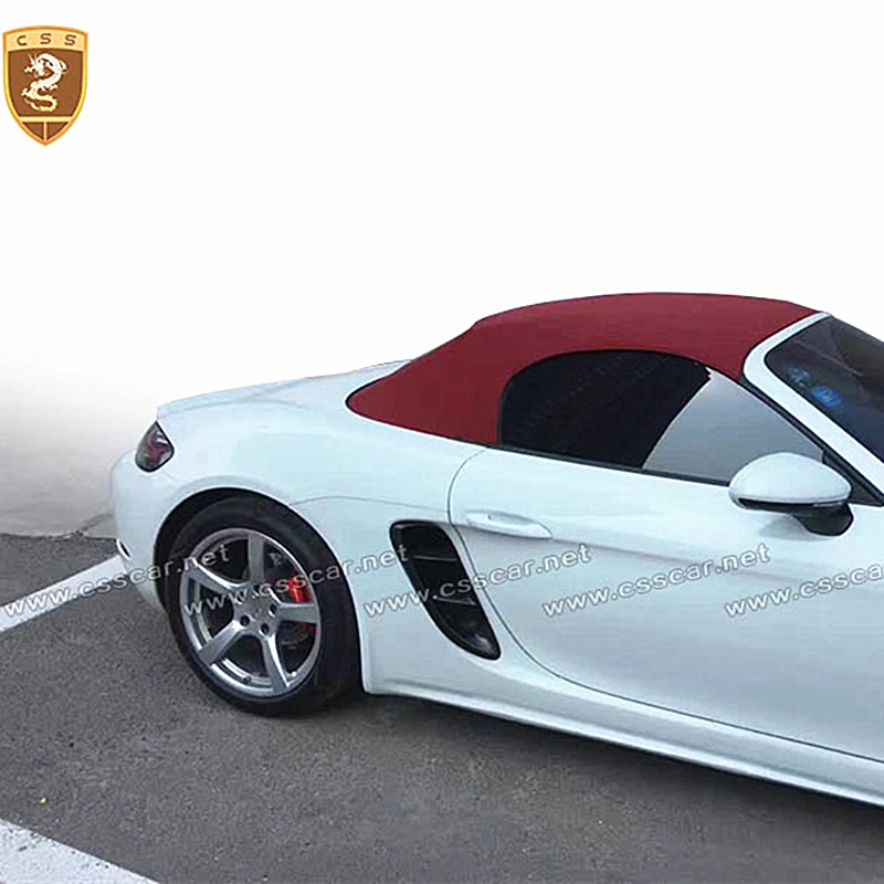 Боковые вентиляционные отверстия из углеродного волокна для Porsche 718 Boxster Cayman