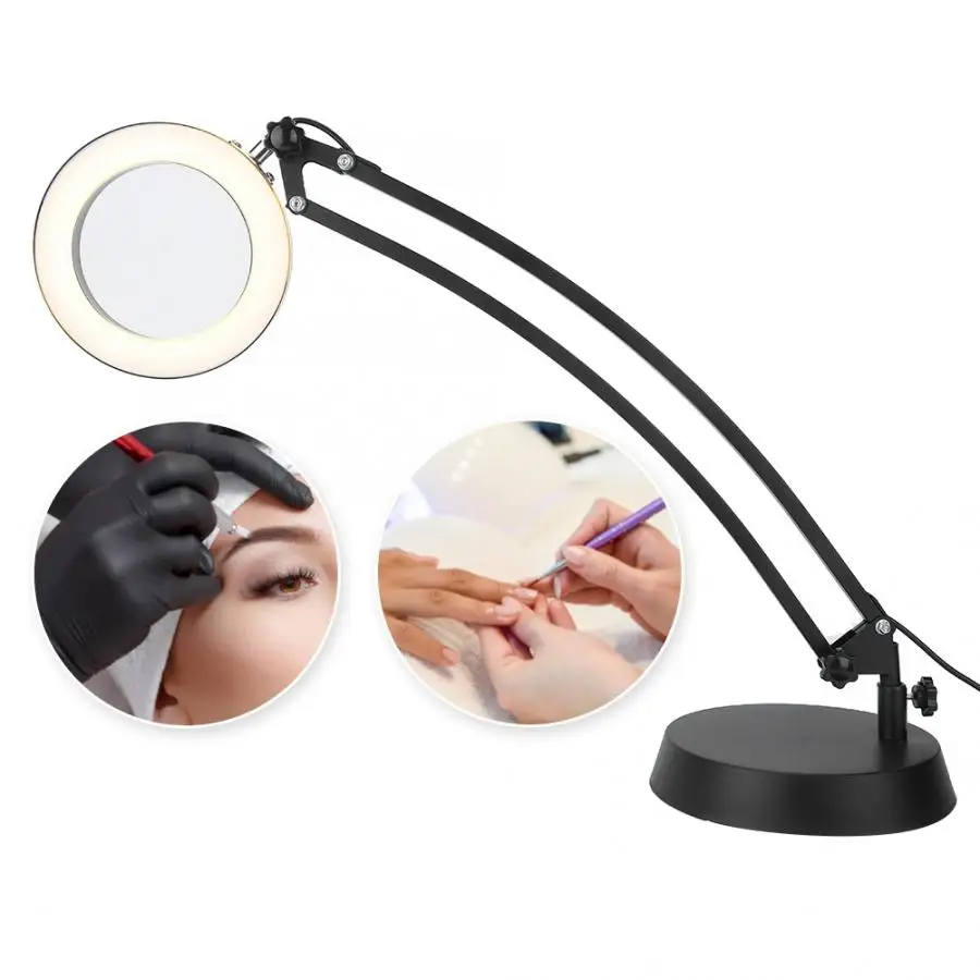 Лампа для ногтей USB затемнение светодиодный макияж лампа татуировка бровей и губ защита глаз настольная лампа для салона красоты ногтевые лампы