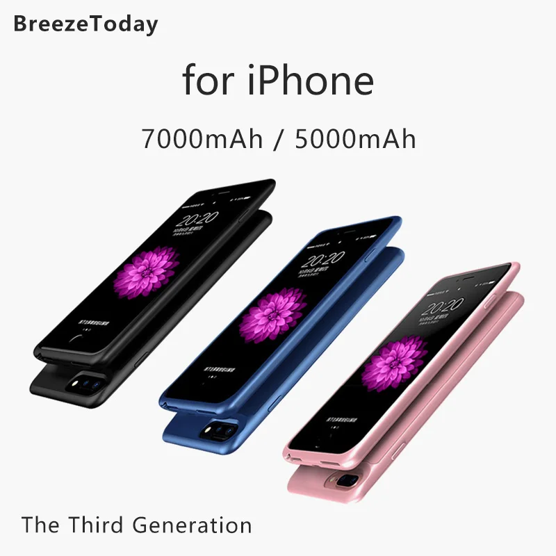 

7000 5000mAh Battery Charger Case Battery Case For iPhone 6 6Plus 6s Plus 6s 7 7Plus 8 8Plus Power Bank  