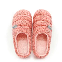 

GieniG Women Slippers Winter Warm Sheep Velvet Indoor Shoes Couple Soft Cotton Home Slippers for Men