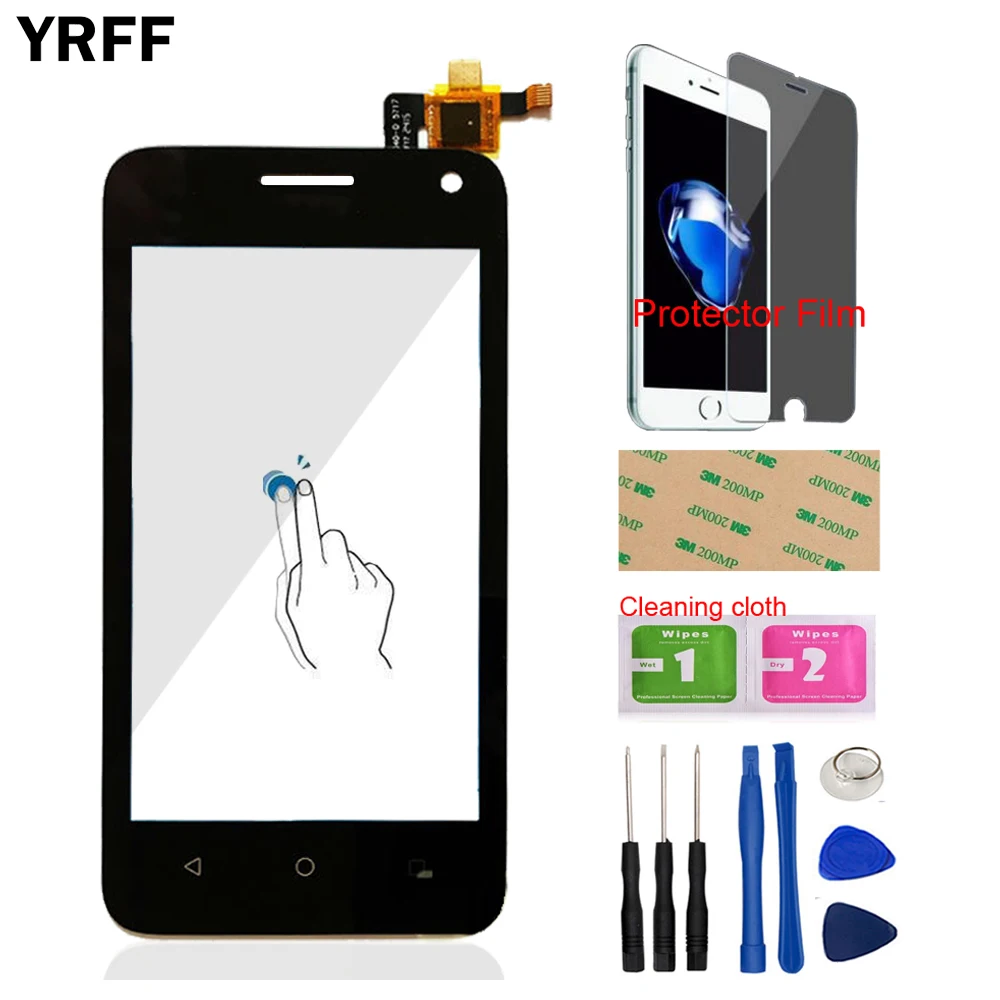 

Mobile Phone Touch Screen For Huawei Ascend Y336 Y3 Y360 Touch Screen Digitizer Panel Glass Free Tools Protecotr Film + Adhesive