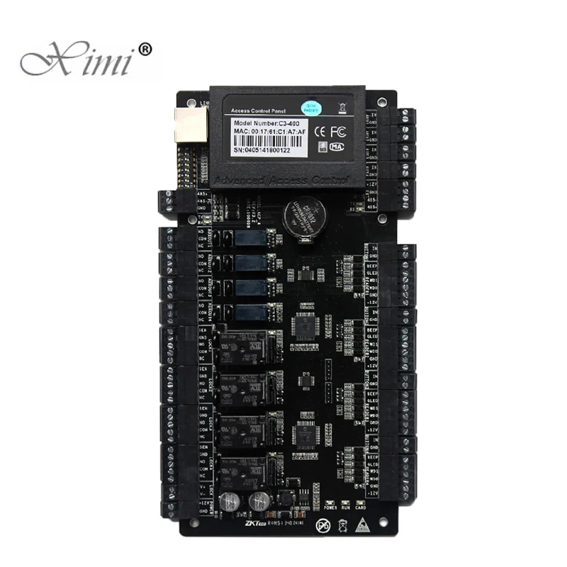 

ZK C3-400 Four Doors Access Control Panel Access Control Board High Security 4 Doors Access Control System With Free Software
