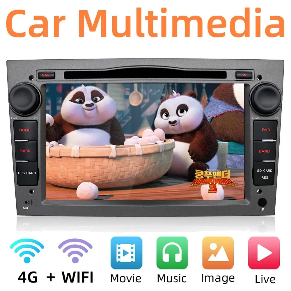 Discount Car radio 1024*600 Octa 8 core Android 9.0 for OPEL Astra H Meriva Antara Zafira Veda Agila Corsa Vectra car dvd gps navigation 0