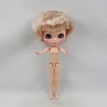 Совместное тела телесного цвета Блит куклы бледно-светлые волосы, завод моды кукла подходит для DIY Изменить BJD игрушка для Обувь для девочек