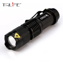 Surprise! high-quality cree 2000 Lumens lanterna waterproof LED Flashlight tactical torch penlight free shipping