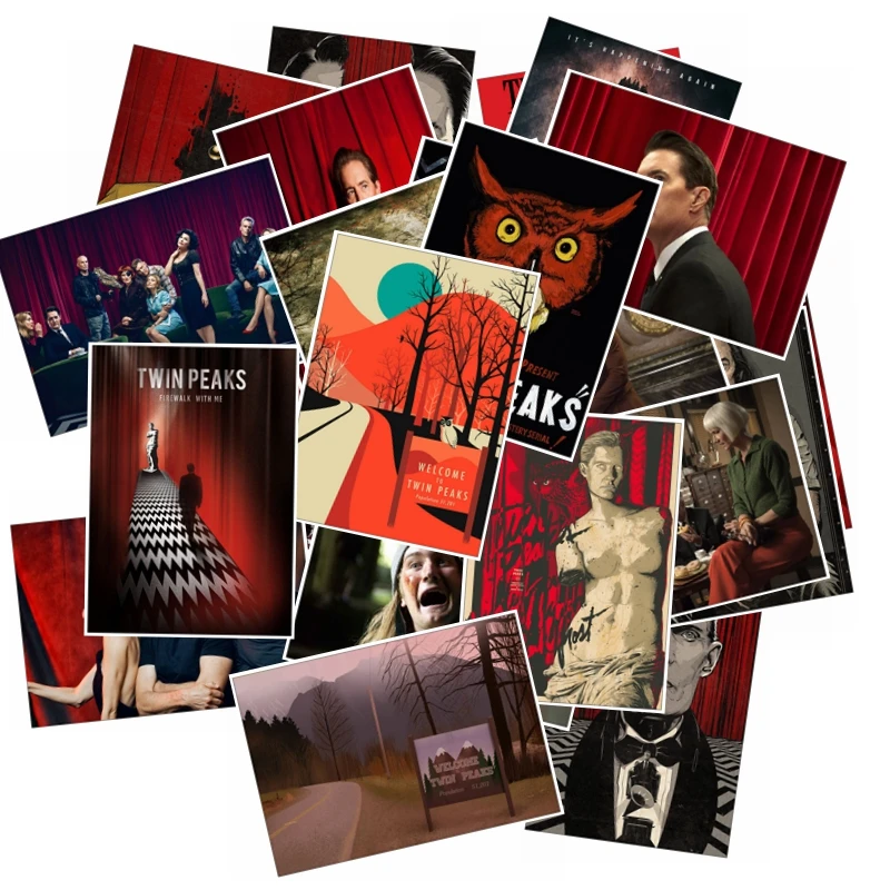 Стикер для телевизора Twin Peaks 25 шт. водонепроницаемый стикер гитары чемодана