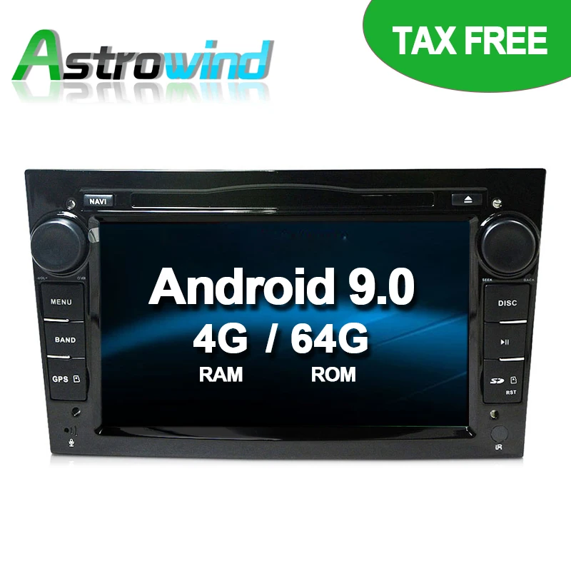 Автомагнитола для Opel Vectra Astra Zafira Antara 64 Гб ПЗУ без налогов Android 9 0 DVD-плеер