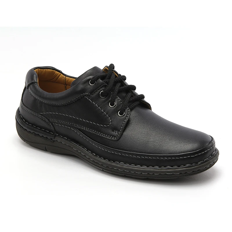 LINGGE/брендовая мужская обувь на шнуровке Повседневная Классическая мужская обувь из натуральной кожи нескользящая резиновая обувь больших размеров весенняя обувь для отдыха