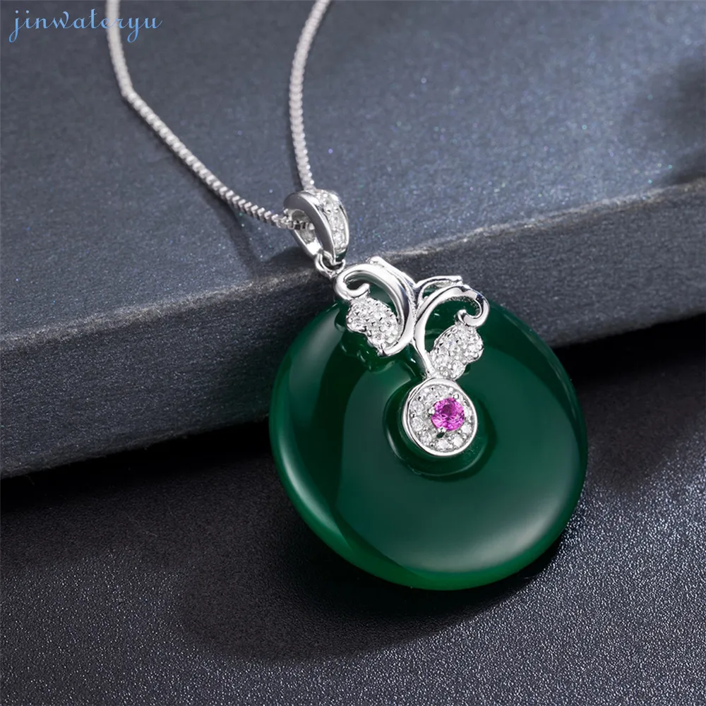 Новые Подвески jinwateryu из зеленого камня модные ювелирные украшения подвески