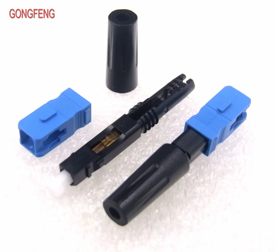 Single Mode Optic Fiber Fast Connector, Incorporado