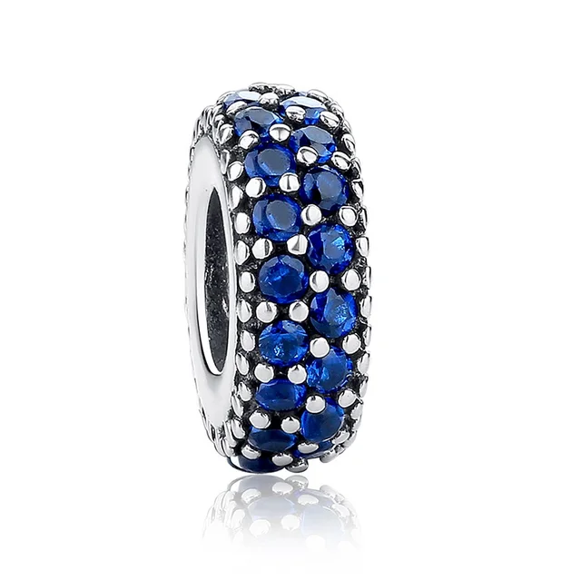 Authentic 100 925 Sterling Silver Inspiration Spacer Charm Beads Fit