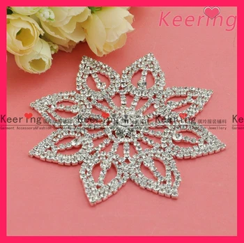 

New Arrival Free Shipping Large Rhinestone Appliques WRE-052