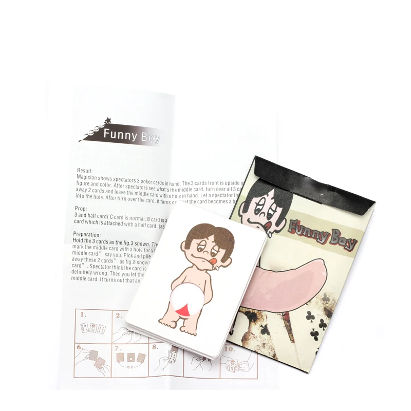 Забавные гаджеты три карты набор чудесных карт волшебные фокусы Брюс забавный