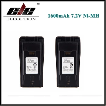 

2 PCS Eleoption Ni-MH 1600mAh 7.2V NNTN4496 NNTN4851 Battery for MOTOROLA CP040 CP150 CP160 PR400