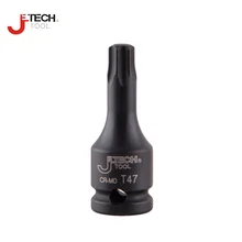 Jetech 3/8″ dr. torque impact torx bit socket industrial grade T9 T10 T15 T20 T25 T27 T30 T40 T45 T47 T50 Cr-Mo star bit sockets