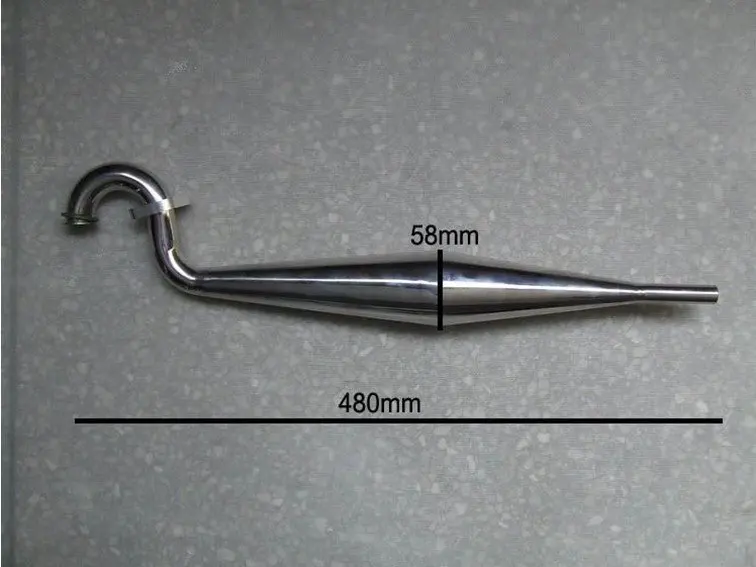 exhaust pipe, Tuned Pipe for 26cc Zenoah/clone RC Boat Enginein Parts