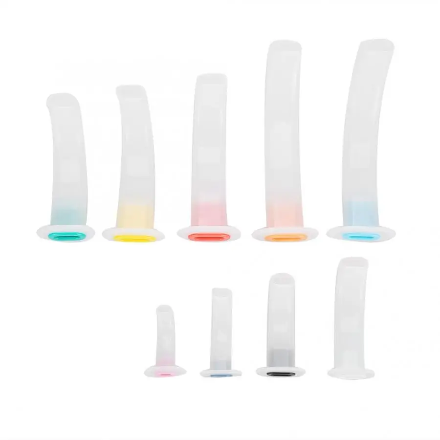 9Pcs Disposable First Aid Oral Air Way Guedel Airway Tube Gas Guide Tube for Patients