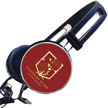 

Custom Anime Attack on Titan Stationed Guard Corps Cosplay Headphone Adjustable Sport Headphones Gaming Headset Stereo Headphone