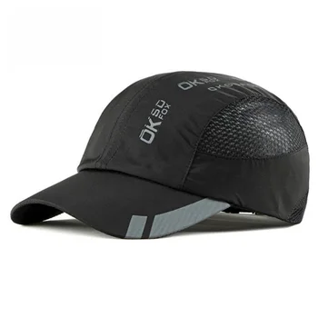

Latest Polyester Breathable Sweaty Outdoor Sunscreen Unisex Mesh Adjustable Baseball Caps For Women's Sun Hat