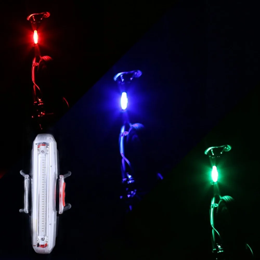 Clearance Durable Bicycle LED Lamp Bike Rear Tail Light Mini Taillight USB Rechargeable Safety Night Riding Rear Light Wholesale 5
