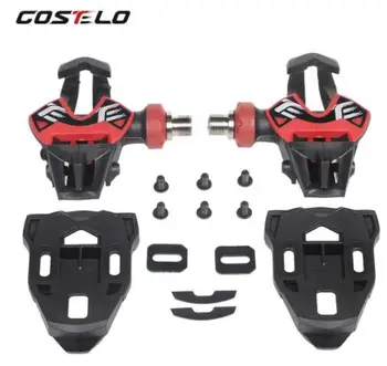 

Costelo ultra light Road Pedals cycling pedals Carbon Ti Tianium bicycle bike pedals with cleats