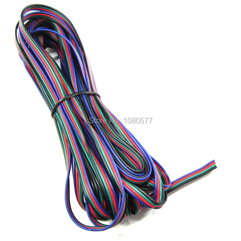 2Pin 3Pin 4Pin 5Pin 22AWG 20AWG/18AWG светодиодный разъем провод кабель-удлинитель для 3528 5050 RGB WS2812B светодиодный подключение полосы 1 м/лот