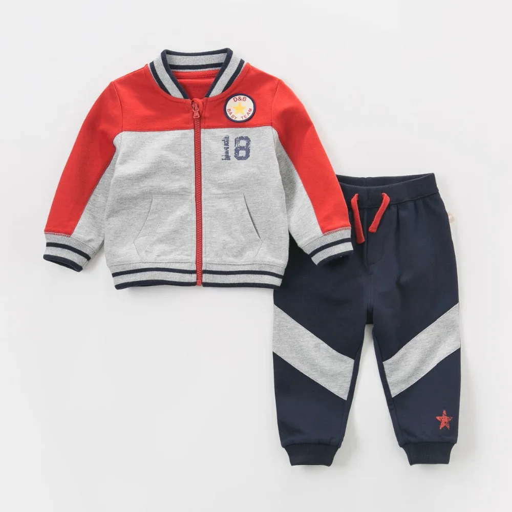 Brand 2017Spring child boy clothes child kid baby boy casual sets