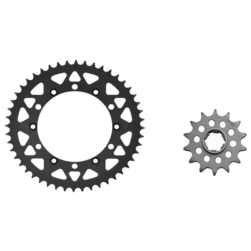 

LOPOR Motorcycle Front Rear Sprocket Kit Set for Kawasaki KDX250 1983-1985 KX250 1982-1986 KX500 1983-1986
