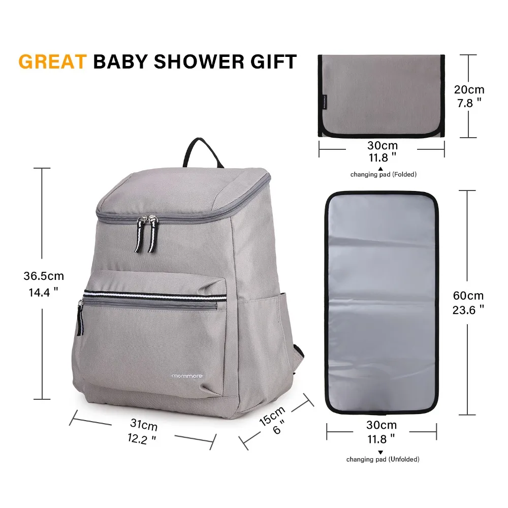 Mommore водонепроницаемый детский подгузник сумка с пеленок большой емкости пеленки сумка легкая дорожная сумка для беременных подгузник