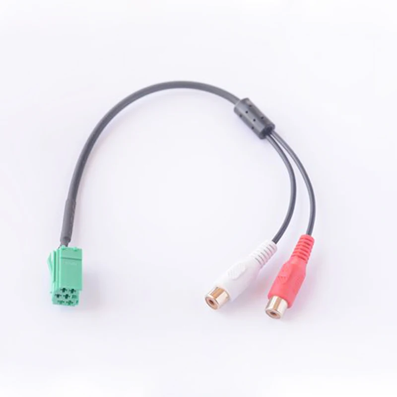Радио Biurlink для авто обновленный список мини ISO 6 контактный разъем аудиокабель RCA