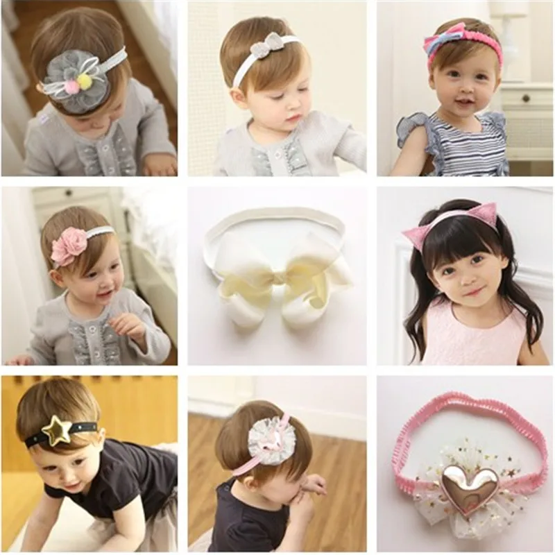 

Korea High Quality Handmade Cotton Rabbit Flower Crown Hair Accessories Girls Headband Hair Band Hair Bows Hair Ties Turbante -3