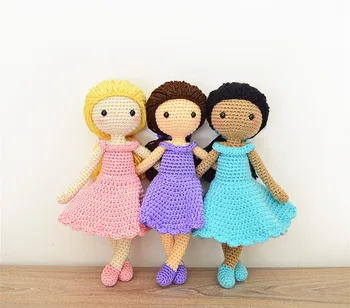 

crochet toys amigurumi doll beautiful girl number WS0010