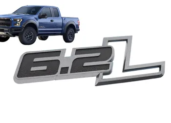 

Titanium Black 6.2 6.2L for RAPTOR F150 FRONT FENDER Emblem Decal Badge Sticker