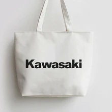 Для письма "Kawasaki" японского Аниме Холст Tote сумки Сумка для покупок с персонажем из мультфильма шоппер продуктовый мешок GA773