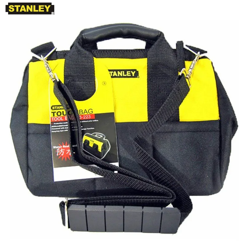 Stanley сумки для инструментов Организатор с плечевым ремнем электрик сумки нейлоновые водонепроницаемые техник инструменты хранения свет
