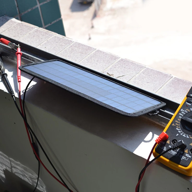 Горячая 12 В 4,5 Вт солнечная панель Портативный Монокристаллический Модуль солнечного зарядного устройства для автомобиля Автомобильная лодка аккумуляторная батарея