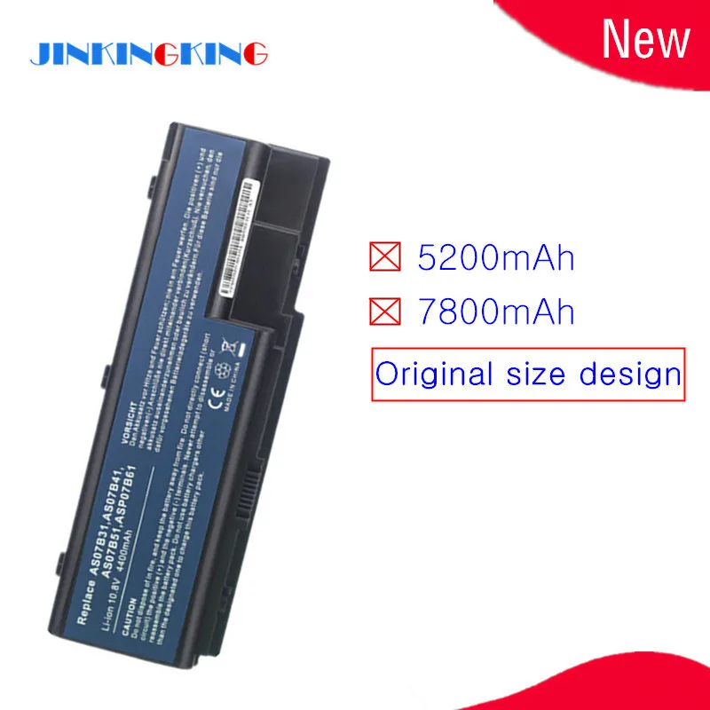 10.8V New Laptop battery AS07B41 AS07B42 For Acer Aspire 5910G 5920