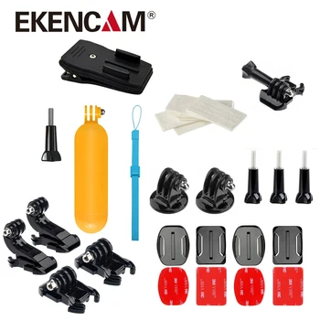 

For GoPro Hero 6 Accessories Set Basic Kits for Xiaomi Yi 4K SJCAM SJ4000 Eken h9 Gopro Hero 6 5 with Float Grip Adhesive mount