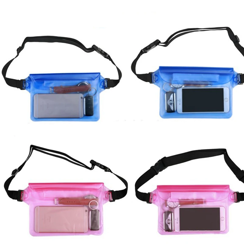 Mini Waterproof Swimming Drifting Bag Diving Shoulder Waist Pack Bag Underwater Protect Mobile