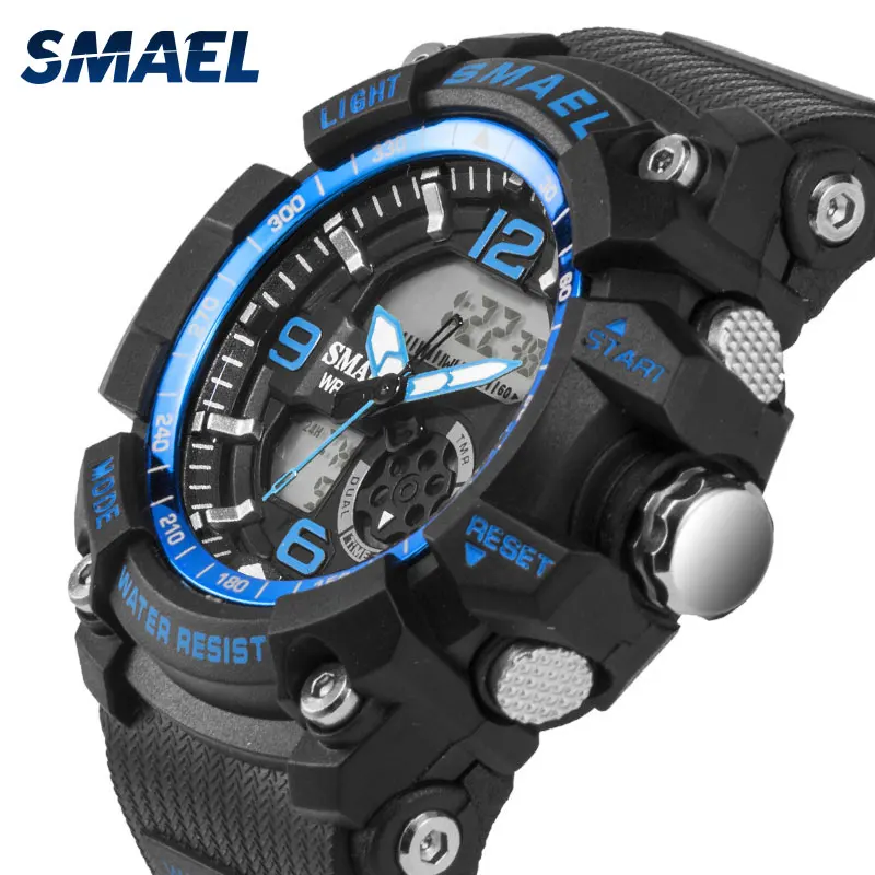 Preise Sport Uhr Digitale Frau SMAEL Frauen Uhr Armband Damen Military Armee LED Uhr reloj mujer1808 Frauen Uhren 50M Wasserdichte