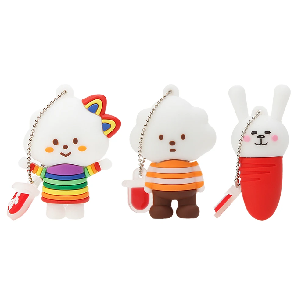 

Creative Cartoon Usb Flash Drive 128GB 64GB 32GB 16GB 8GB 4GB Pen Drive USB 2.0 High Quality Pendrive Portable Memoria Usb Gift