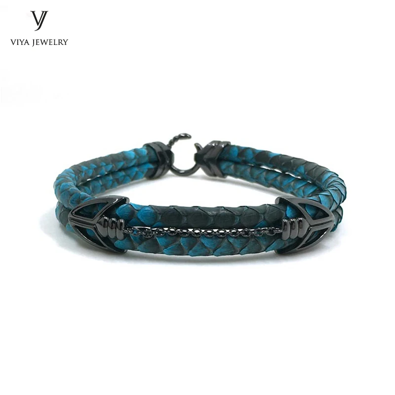 lucury stingray leather cords arrow bracelet (2)