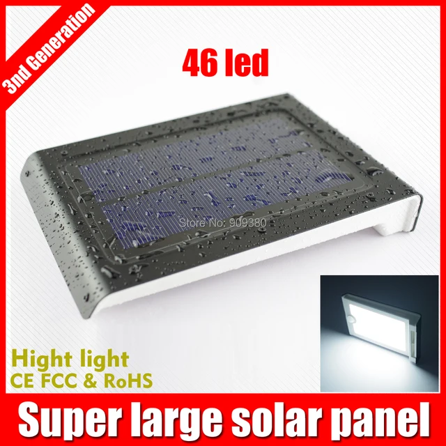 solar light lamps 46led motion sensor lights garden outdoor lighting