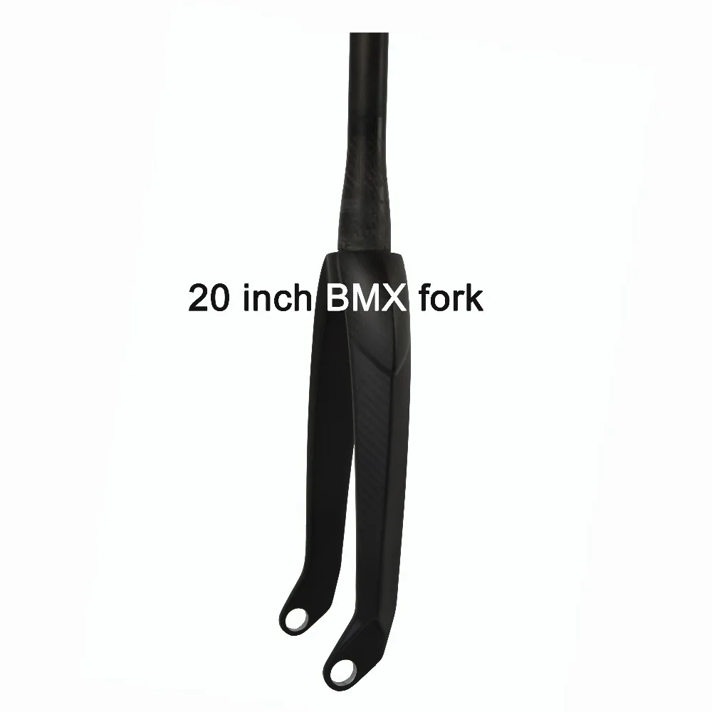 

BMX racing 20 inch bike fork carbon bicycle 20" freestyle bmx race forks free shipping FK-B001