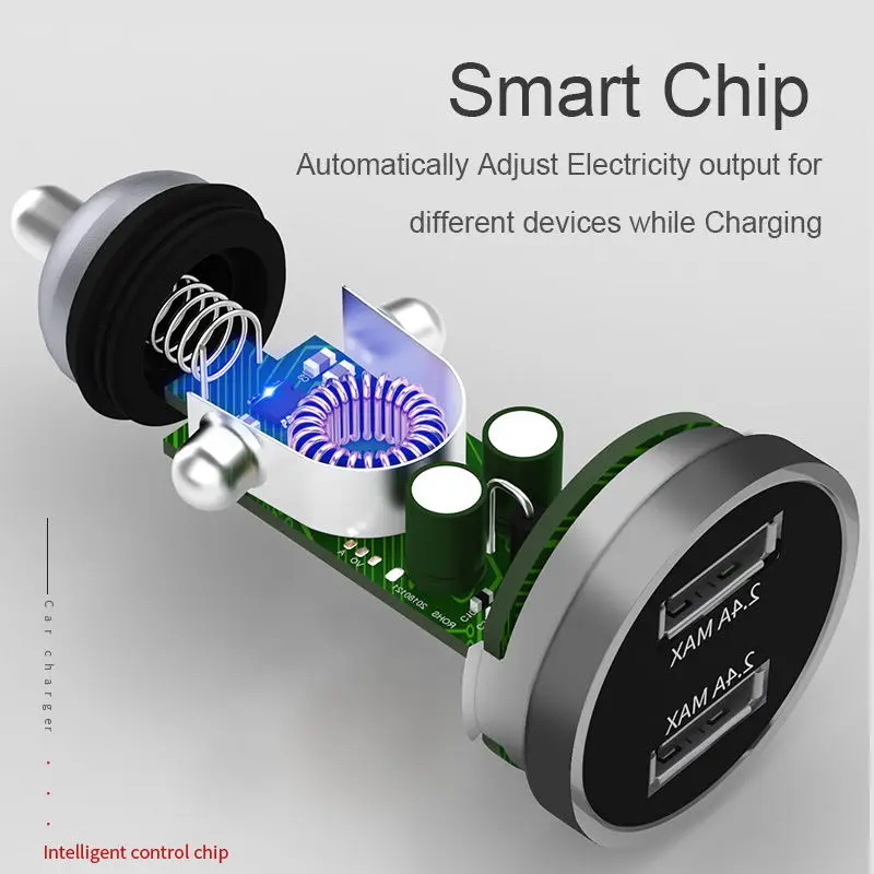 Samzhe والموانئ 2.4a شاحن سيارة 2 سريع شحن usb شاحن الهاتف المحمول شاحن سريع ل سامسونج ، فون ، xiaomi ، هواوي ، ممن لهم ، lg Samzhe والموانئ 2.4a شاحن سيارة 2 سريع شحن usb شاحن الهاتف المحمول شاحن سريع ل سامسونج ، فون ، xiaomi ، هواوي ، ممن لهم ، lg