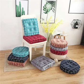 

Cushion Soft Comfortable lattice Seat Cushion Square/Round Floor Tatami Cushion Home Decor