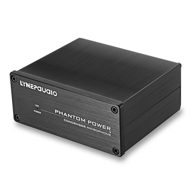 Lynepauaio Capacitance Microphone Phantom Power Supply+48V Xlr Input