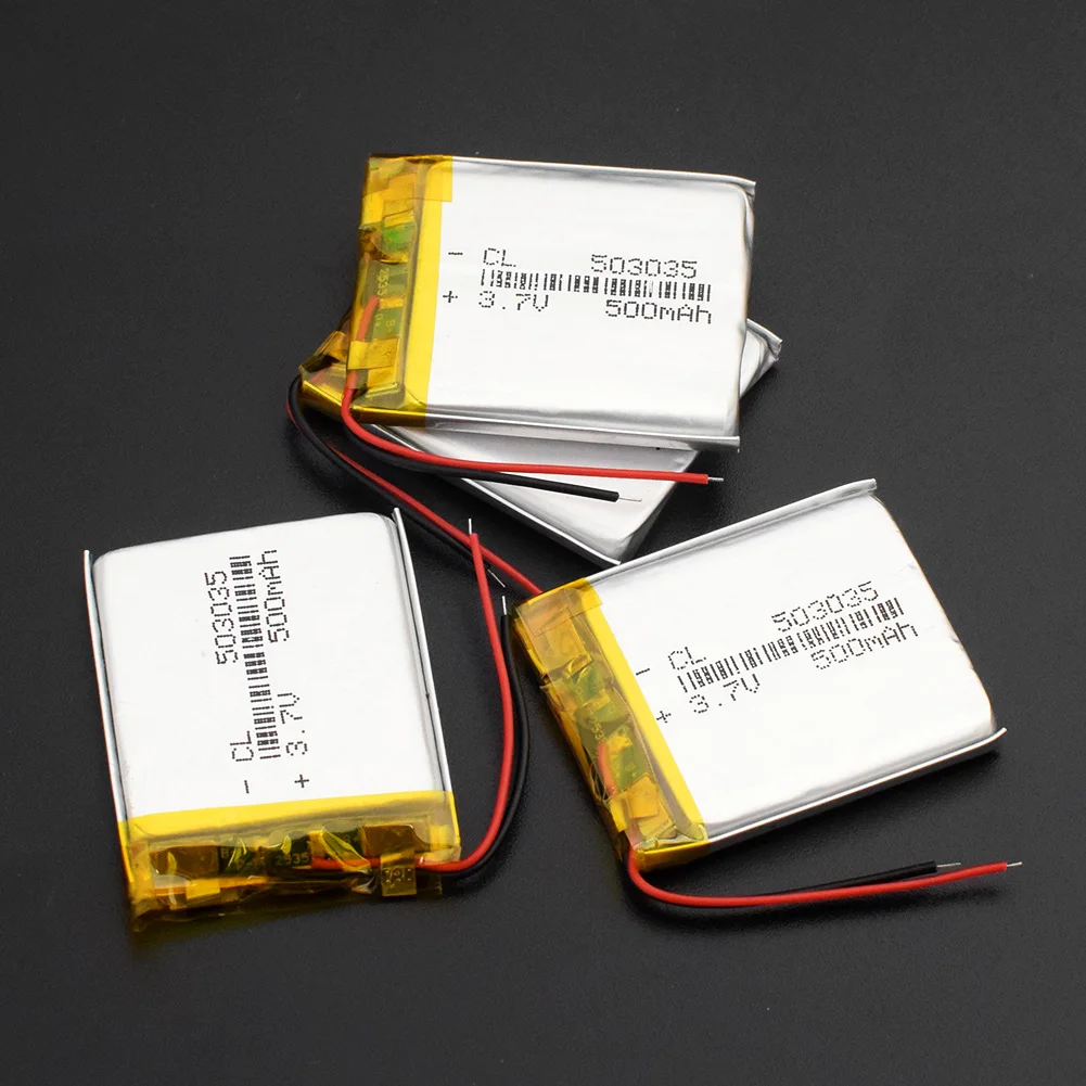 Полимерный аккумулятор 500 mah 3,7 V 503035 умные домашние колонки литий-ионная батарея для dvd, gps, mp3, mp4, электронных книг, наушников, Bluetooth динамиков