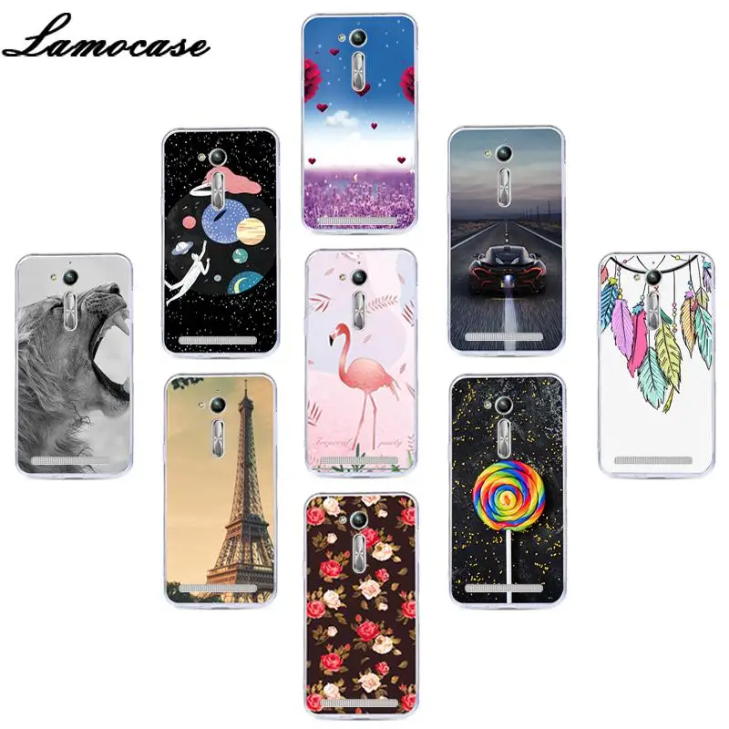 Мягкий ТПУ чехол lamobase для телефона ASUS ZB500KL X00AD Zenfone Go ZB500 ZB 500 KL 500KL zb500кг чехлы с
